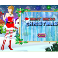 Lány karácsonyi öltöztetős online game